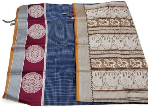 80S X 80S PMK COTSAREES WITH BLOUSE